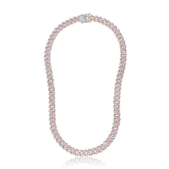 10 MM Cotton Candy | 2 Toned Cuban Link - Picture 1 of 1